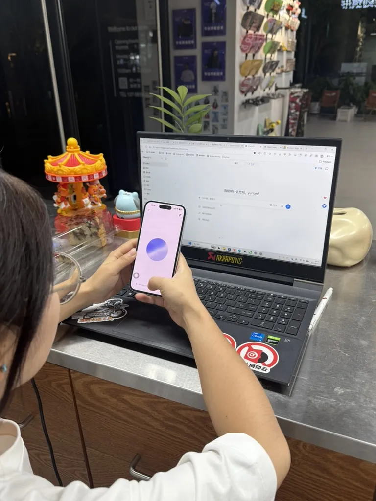 Participants setting up and using an Agent on their own devices