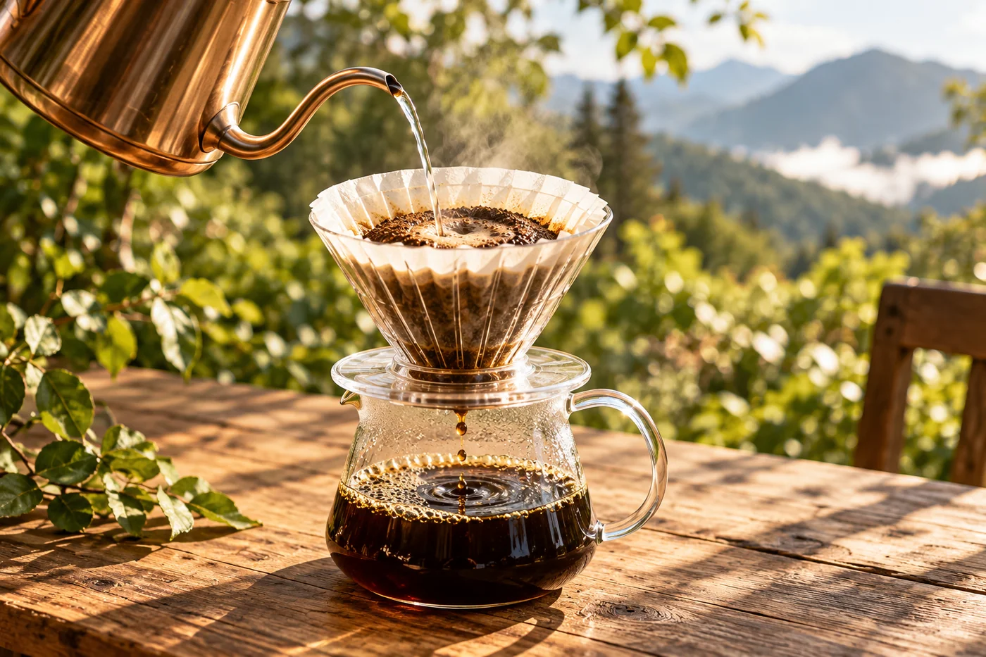 Pour-over coffee photo for the example article
